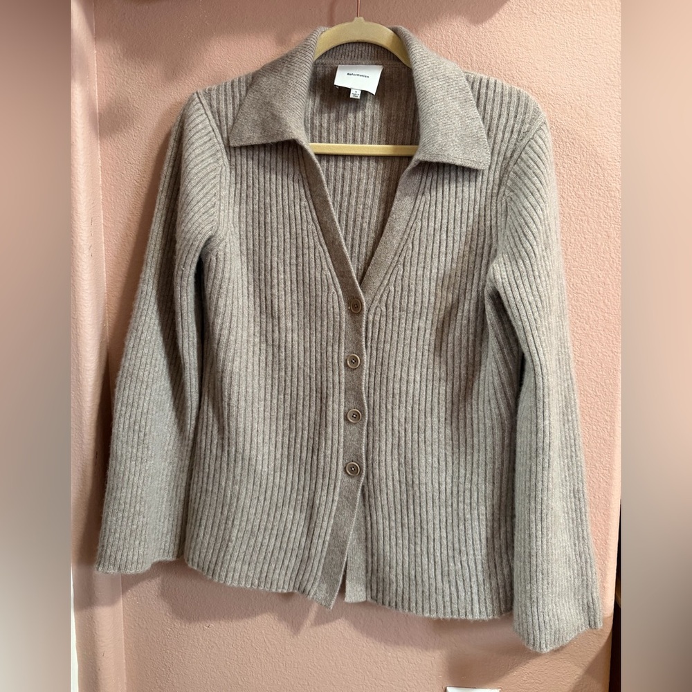 Reformation Shea Cashmere Cardigan - Picture 2 of 8